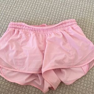 Bubblegum Pink Lululemon Mesh Shorts